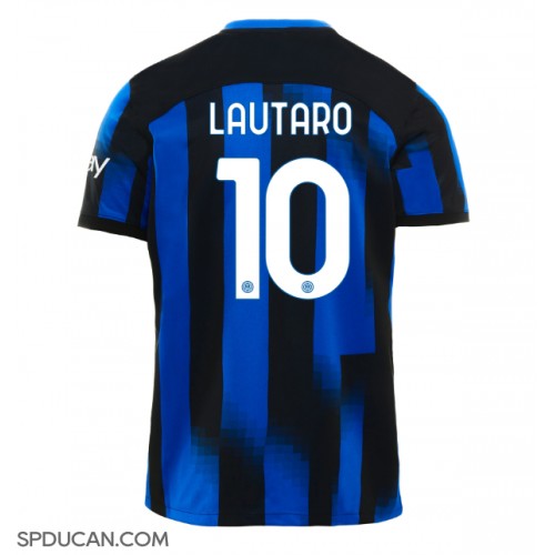 Muški Nogometni Dres Inter Milan Lautaro Martinez #10 Domaci 2023-24 Kratak Rukav